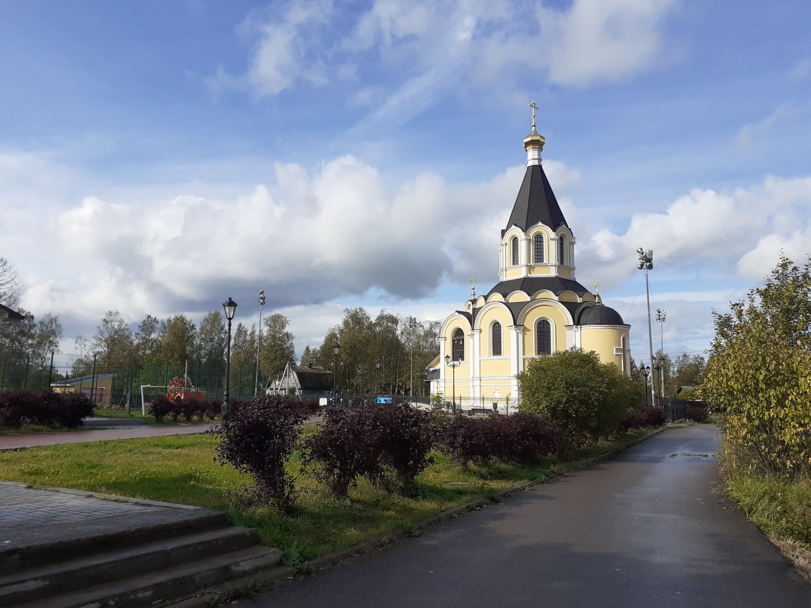 Церковь Александра Невского (Мгинское городское поселение) в сентябре 2019 года
